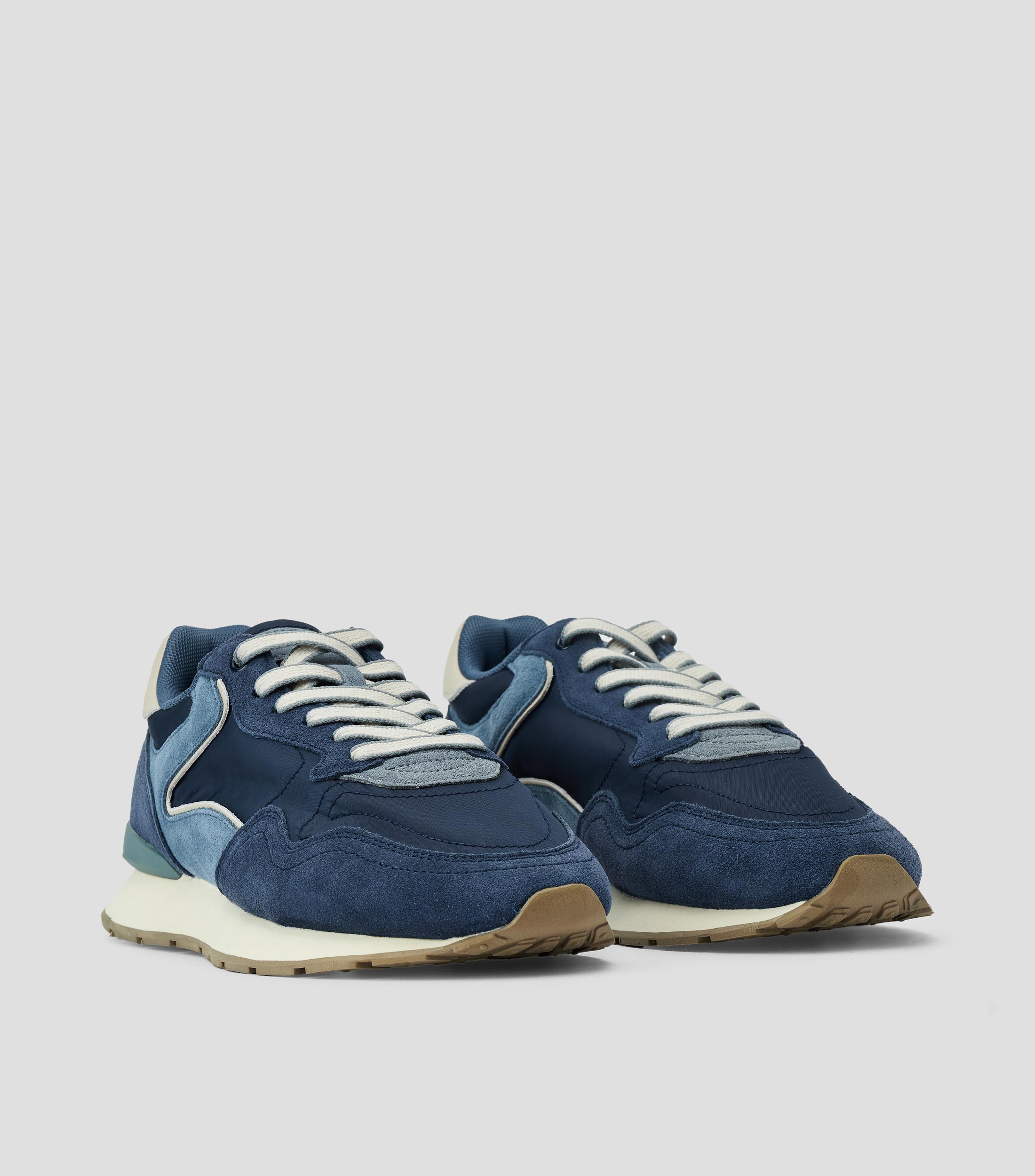 Tenis casuales City en piel y textil Hombre